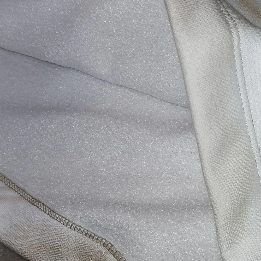 DSG X TWITCH + ALLISON Women's Long Fleece Shorts white and tan color - Picture 6 of 9